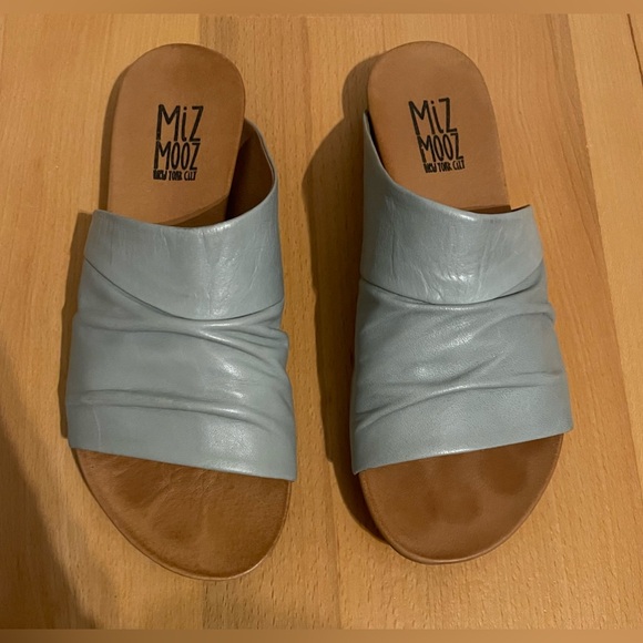 Miz Mooz Aria Women’s Aquamarine Comfort Sandal Sz. 38 (US 7.5-8) - Picture 5 of 9